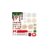 DIY Christmas Themed Wood Pendant Decorations Kits DIY-NB0012-73-7
