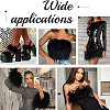 2M Fashion Ostrich Feather Cloth Strand Costume Accessories FIND-GF0004-66A-5