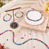 1 Starnd Dyed Synthetic Imperial Jasper & Turquoise Beads Strands G-TA0002-80-7