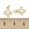 Brass with Sea Shell Charms KK-Q820-15G-3