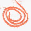 Natural Agate Bead Strands G-R344-3mm-37-2