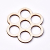 Wood Cabochons X-WOOD-TAC0003-35-1