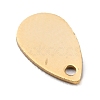 Brass Charms KK-O131-11G-3
