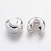 Iron Crimp Beads Covers X-IFIN-H028-S-2