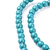 Synthetic Turquoise Beads Strands X-TURQ-G106-6mm-02E-2