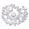 Natural Baroque Style Keshi Pearl Beads Strands PEAR-S020-R06-6