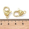 Heart Brass Lobster Claw Clasps KK-H256-03G-03-3
