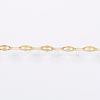 Handmade Ion Plating(IP) 304 Stainless Steel Dapped Chains CHS-H007-62G-1