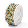 Ion Plating(IP) 304 Stainless Steel Enamel Curb Chains CHS-P013-01G-03-4