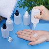 10Pcs 2 Styles PE Plastic Refillable Bottles AJEW-GF0013-39A-3