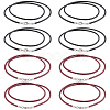 10Pcs 2 Colors Braided Leather Cords Necklace Making NCOR-CL0001-03A-7