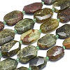Natural Green Garnet Beads Strands G-O179-F09-1