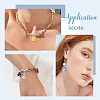 32Pcs 8 Colors Opaque Resin Pendants RESI-YW0003-48-6