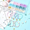 DIY Synthetic Turquoise & Seed Beads Bracelets Making Kits DIY-FS0007-01-8