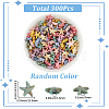 300Pcs Acrylic Beads SACR-SP0001-47-2