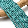 Dyed Synthetic Turquoise Beads Strands G-Z089-A04-O-2
