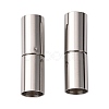 Tarnish Resistant 304 Stainless Steel Bayonet Clasps STAS-F108-12P-6mm-2