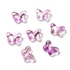 Transparent Baking Paint Glass Beads GLAA-F115-01-5