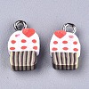 Handmade Polymer Clay Charms X-CLAY-T016-61-2