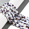 Printing Glass Beads for Necklaces Bracelets Making GLAA-B020-02A-10-2
