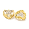 Rack Plating Brass Charms KK-M290-02A-G-2