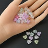 Transparent Crackle Acrylic Beads MACR-YW0002-47-3