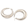 Tarnish Resistant 202 Stainless Steel Hoop Earrings EJEW-H003-41P-2