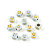 Plating Acrylic Beads OACR-N140-01C-U-1