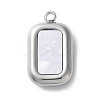 304 Stainless Steel Acrylic Pendants STAS-M091-02C-P-1
