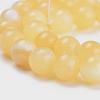 Natural Topaz Jade Beads Strands G-E266-11A-12mm-3