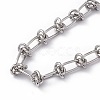 Non-Tarnish 304 Stainless Steel Kont Link Chain Necklace for Men Women NJEW-P269-02P-2