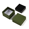 Cardboard Paper Jewelry Storage Boxes with Sponge CON-P023-01A-01-2