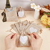 Jute Cloth Storage Bags LS-ABAG-WH0031-30-3