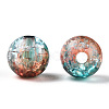 Transparent Crackle Acrylic Beads CACR-N002-14A-2