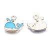 Alloy Enamel Charms X-ENAM-S115-037D-2