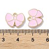 Alloy Enamel Pendants ENAM-O001-10G-G-3