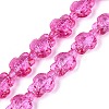 Transparent Glass Beads Strands DGLA-N021-02A-05-1