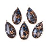 Dyed Synthetic Imperial Jasper Pendants G-P529-02G-1