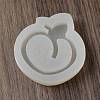 DIY Peach Shape Quicksand Silicone Molds DIY-E048-01-2