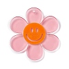 Transparent Acrylic Big Pendants OACR-P012-A03-2