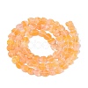 Transparent Glass Beads Strands GLAA-Q106-06A-04-2