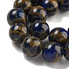 Synthetic Gold Clinquant Stone Beads Strands G-P549-A01-03A-4