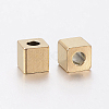 Ion Plating(IP) 304 Stainless Steel Beads STAS-F148-4x4-06G-2