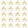 10Pcs Opaque Resin Pendants RESI-YW0003-49-1