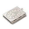 Tarnish Resistant 304 Stainless Steel Locket Pendants STAS-Q300-01B-P-2