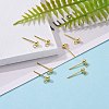 925 Sterling Silver Ear Stud Findings X-STER-K167-042B-G-6