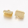 304 Stainless Steel Ribbon Crimp Ends STAS-G187-24G-10.5mm-2