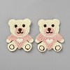 Polyester Embroider Thread Iron on/Sew On Patches PATC-WH0023-23C-1