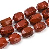Natural Red Jasper Beads Strands G-Z147-E03-01-2