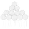 12Pcs DIY Craft Polyester Pom Pom Ball AJEW-CY0002-95B-1